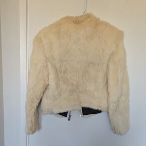 Elegant Cream Teddy Jacket